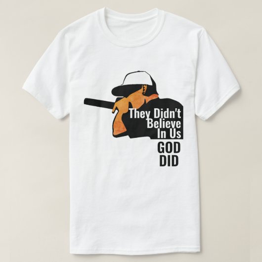 彼らは私た信じちにTシャツを着なかった Tシャツ (デザイン正面)