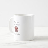 彼らは私にrollinのギア会います コーヒーマグカップ (正面左)