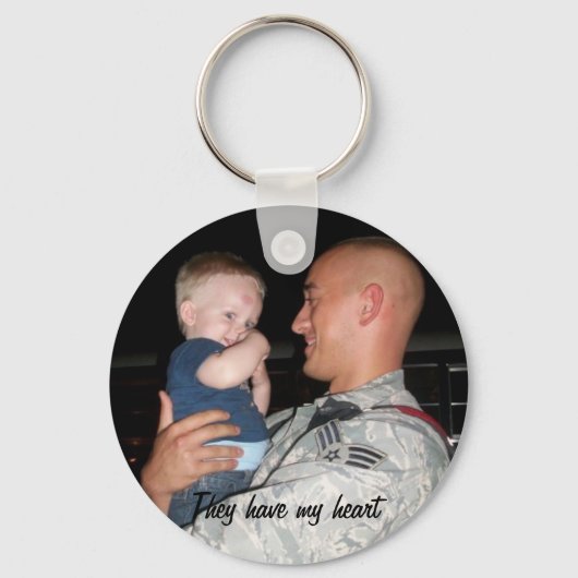 彼らは私のハートを キーホルダー (正面)