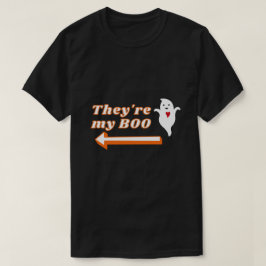 彼らは私のブハロウィンカップルTシャツ Tシャツ