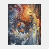 彼らは私の友人の日だった フリースブランケット (正面)