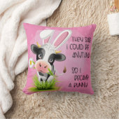 彼らは私は何でもできると言ったので、私は4バニーになった クッション (ブランケット)