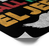 彼らは私をエルジェフェフィエスタメキシコのパーティー帽子と呼ぶ ポスター (角)