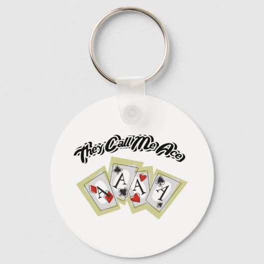 彼らは私をエースと呼ぶ キーホルダー (正面)