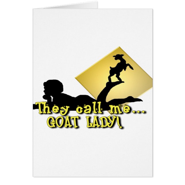 彼らは私をヤギの女性と電話します! (正面)