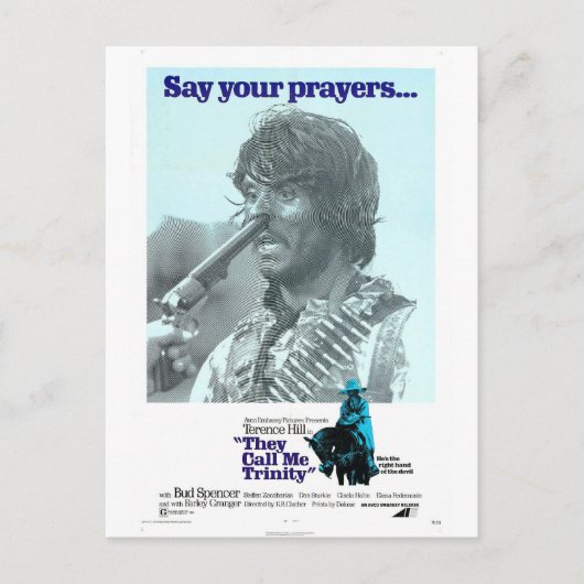 彼らは私を三位一体のはがきと呼ぶ ポストカード (正面)