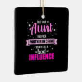 彼らは私を叔母と呼ぶ セラミックオーナメント (右)