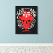 彼らは私を焼こうとした キャンバスプリント (インサイチュ (ウッドフロア))