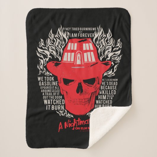 彼らは私を焼こうとした シェルパブランケット (正面)