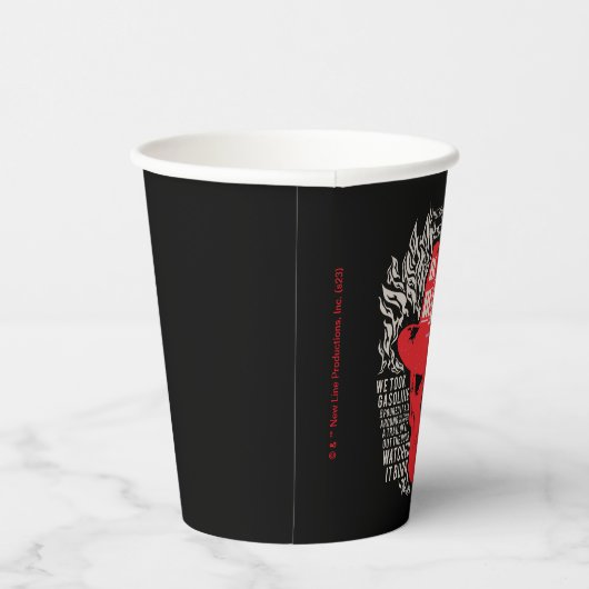 彼らは私を焼こうとした 紙コップ (右)