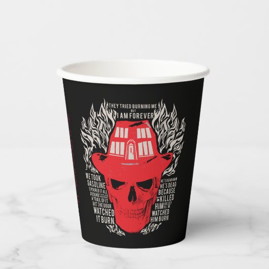彼らは私を焼こうとした 紙コップ (正面)