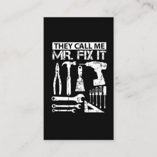 彼らは私をFix It Funny Handyman氏のパパの父と電話します 名刺