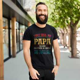 彼らは私をPapaと呼ぶ犯罪ヴィンテージのパートナー Tシャツ