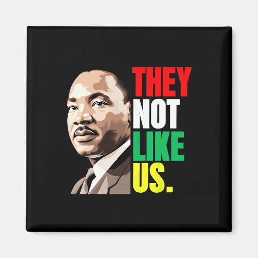 彼らは私達の黒月の歴史が好きではない マグネット (正面)