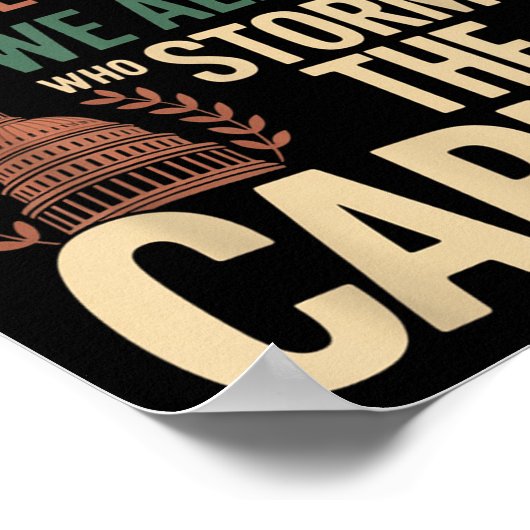 彼らは移民が問題だと言うが、我々はみな見た ポスター (角)