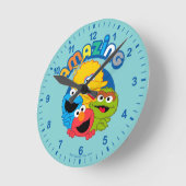 彼らは素晴らしい ラウンド壁時計 (傾斜)