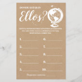 彼らは素朴なシャワーのバイリンガルゲームはどこにいた (裏面)