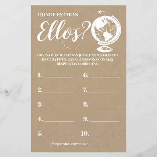 彼らは素朴なシャワーのバイリンガルゲームはどこにいた (裏面)