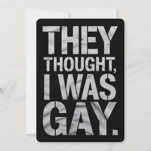 彼らは考え私がゲイLGBTQプライドの同盟国だった 招待状
