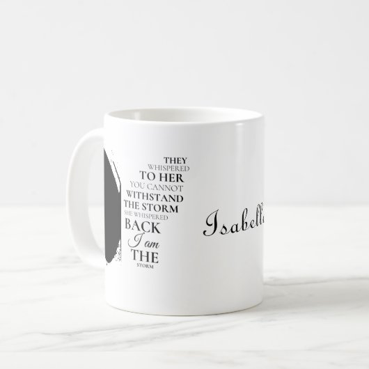 彼らは蝶々の半翼にささやいた コーヒーマグカップ (正面左)