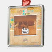 彼らは見つけます メタルオーナメント (左)