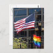 彼らは誇らしげに波を打つ ポストカード (正面/裏面)