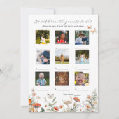 彼らは赤ちゃんシャワーのゲームカードの年齢 招待状 (正面)