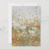 彼らは赤ちゃんシャワーのゲームカードの年齢 招待状 (裏面)