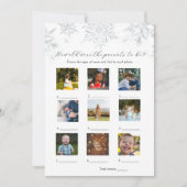 彼らは赤ちゃんシャワーのゲームカードの年齢 招待状 (正面)