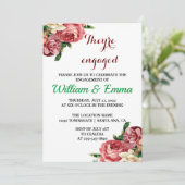 彼らは赤面婚約したバラフローラ婚約 案内状 (スタンド正面)