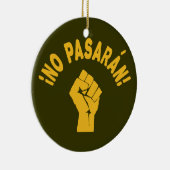 彼らは通さない - No Pasaran セラミックオーナメント (右)