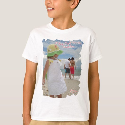 彼らは離れ私をナポリに入れた Tシャツ (正面)