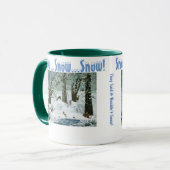 彼らは雪のマグは行かないだろうと言った マグカップ (正面左)