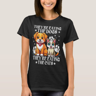 彼らは食べの食べ猫だ Tシャツ