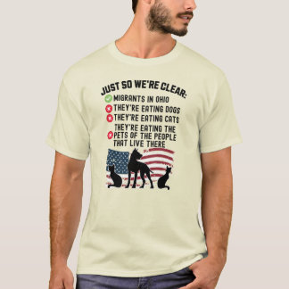 彼らは食べスプリングフィールドのペット – Harris Walz Tシャツ