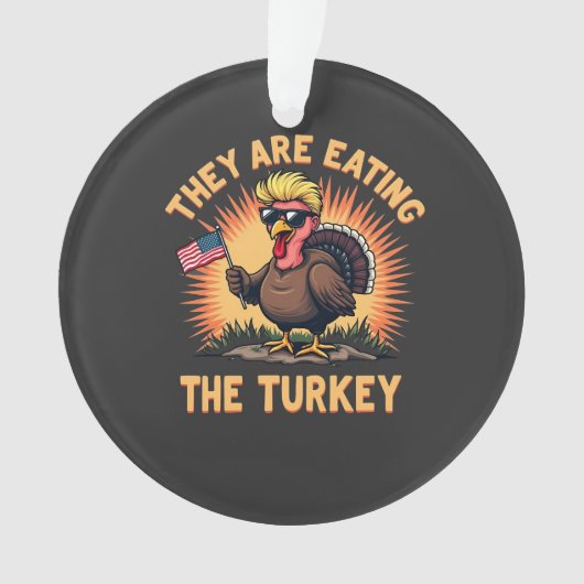 彼らは食べトルコのトランプのヴァンスだ オーナメント (正面)