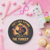 彼らは食べトルコのトランプのヴァンスだ ペーパープレート (パーティー)