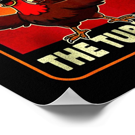 彼らは食べトルコのドおもしろいナルドトランプThanksgi ポスター (角)