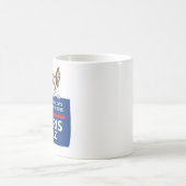 彼らは食べペットだ – Vote Harris Walz コーヒーマグカップ (中央)