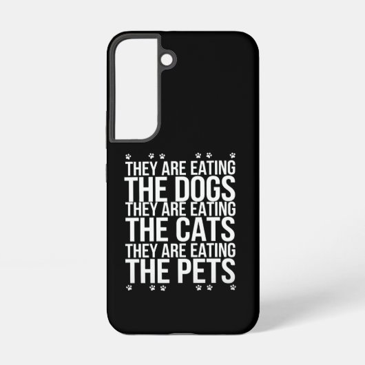 彼らは食べペットのトランプの猫である SAMSUNG GALAXYケース (裏面)