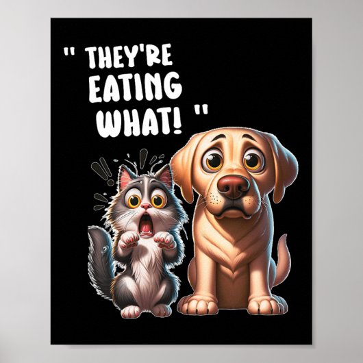彼らは食べ犬だ彼らは猫の食べfuだ ポスター (正面)