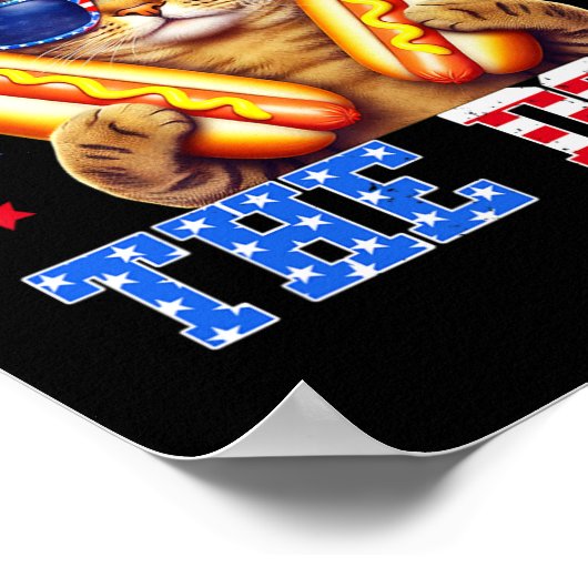 彼らは食べ犬と猫カマラトランプdebaだ ポスター (角)