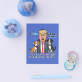 彼らは食べThe Dogs おもしろい Trump Kamala 2024 チラシ (シングル)