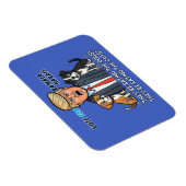 彼らは食べThe Dogs おもしろい Trump Kamala 2024 マグネット (右側)