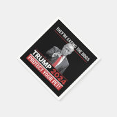 彼らは食べThe Dogs Trump 2024の討論だ スタンダードカクテルナプキン (角)