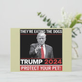 彼らは食べThe Dogs Trump 2024の討論だ 招待状 (スタンド正面)