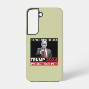 彼らは食べThe Dogs Trump 2024の討論だ Samsung Galaxy S22ケース