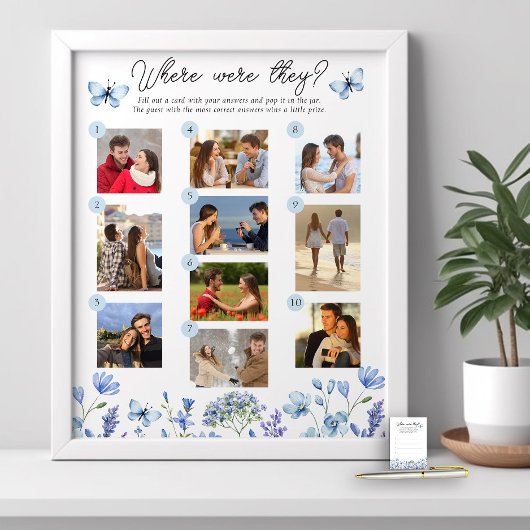 彼らは10の写真青の野花を試合した場所 ポスター