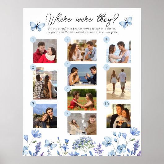 彼らは10の写真青の野花を試合した場所 ポスター (正面)