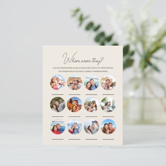 彼らは12の写真の結婚婚約ゲーム (スタンド正面)